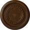 Ekena Millwork Federal Roped Small Ceiling Medallion (Canopies up to 6"), 12 5/8"OD x 1 1/8"P, Root Beer Crackle CM12FERBC - alternate 1